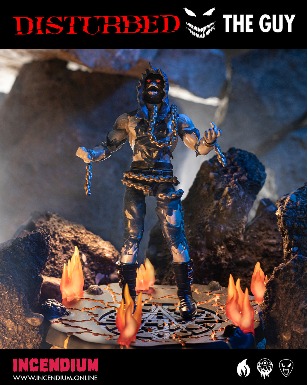 Disturbed The Guy FigBiz 5" Action Figure Hand Painted Prototype 1/1