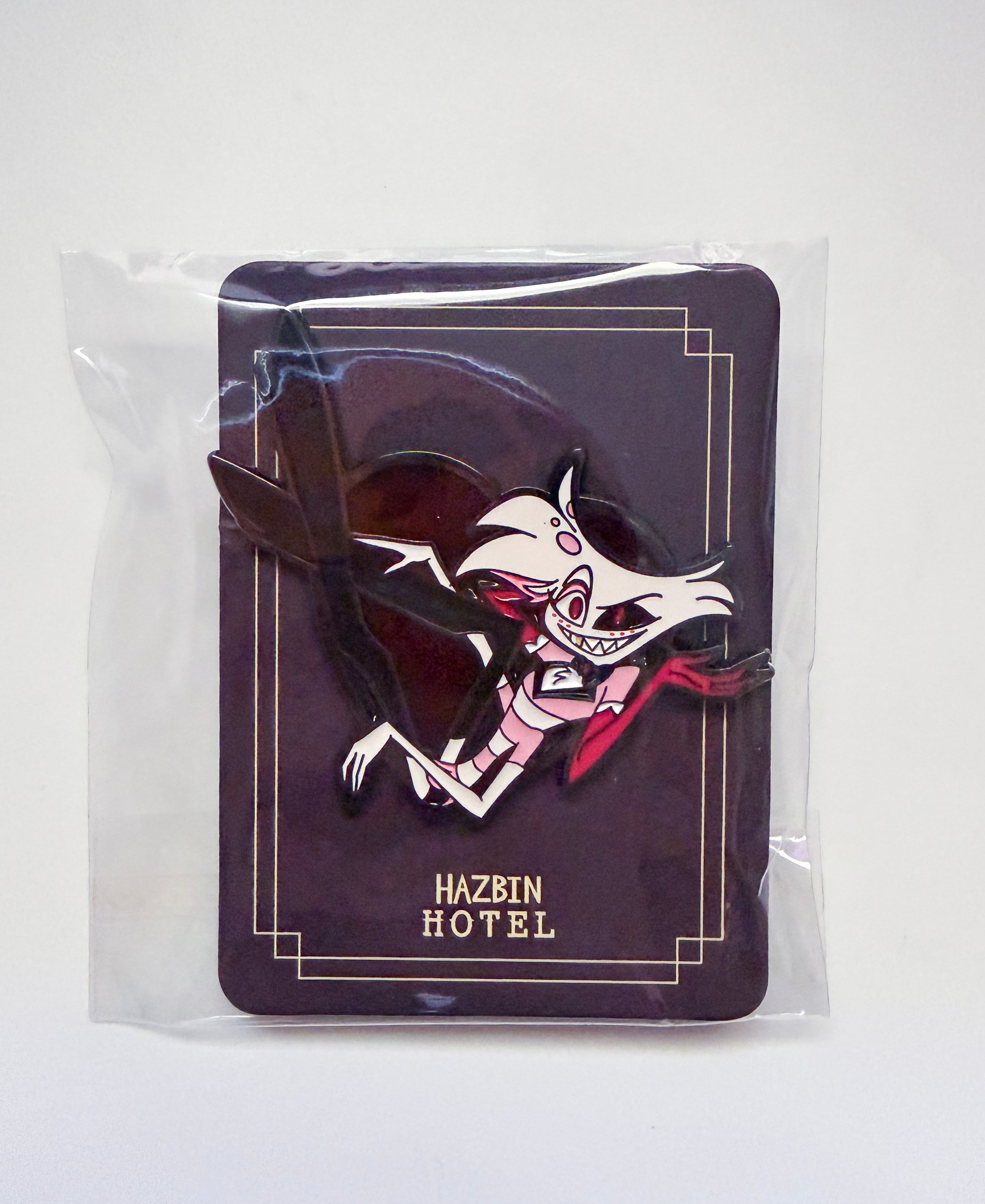 Hazbin Hotel Angel Dust Birthday Celebration Pin