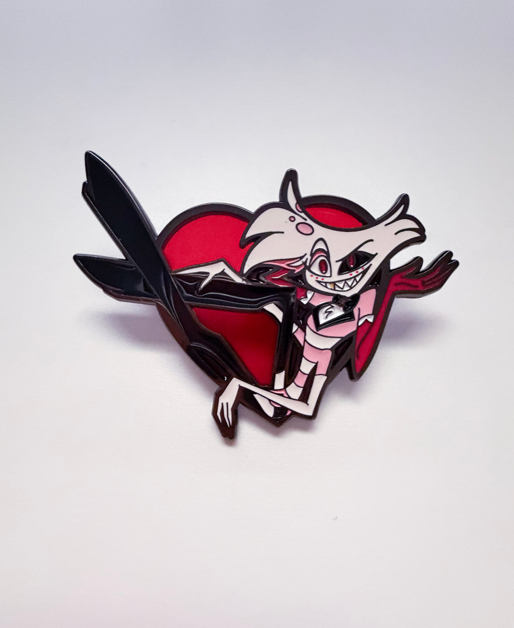 Hazbin Hotel Angel Dust Birthday Celebration Pin
