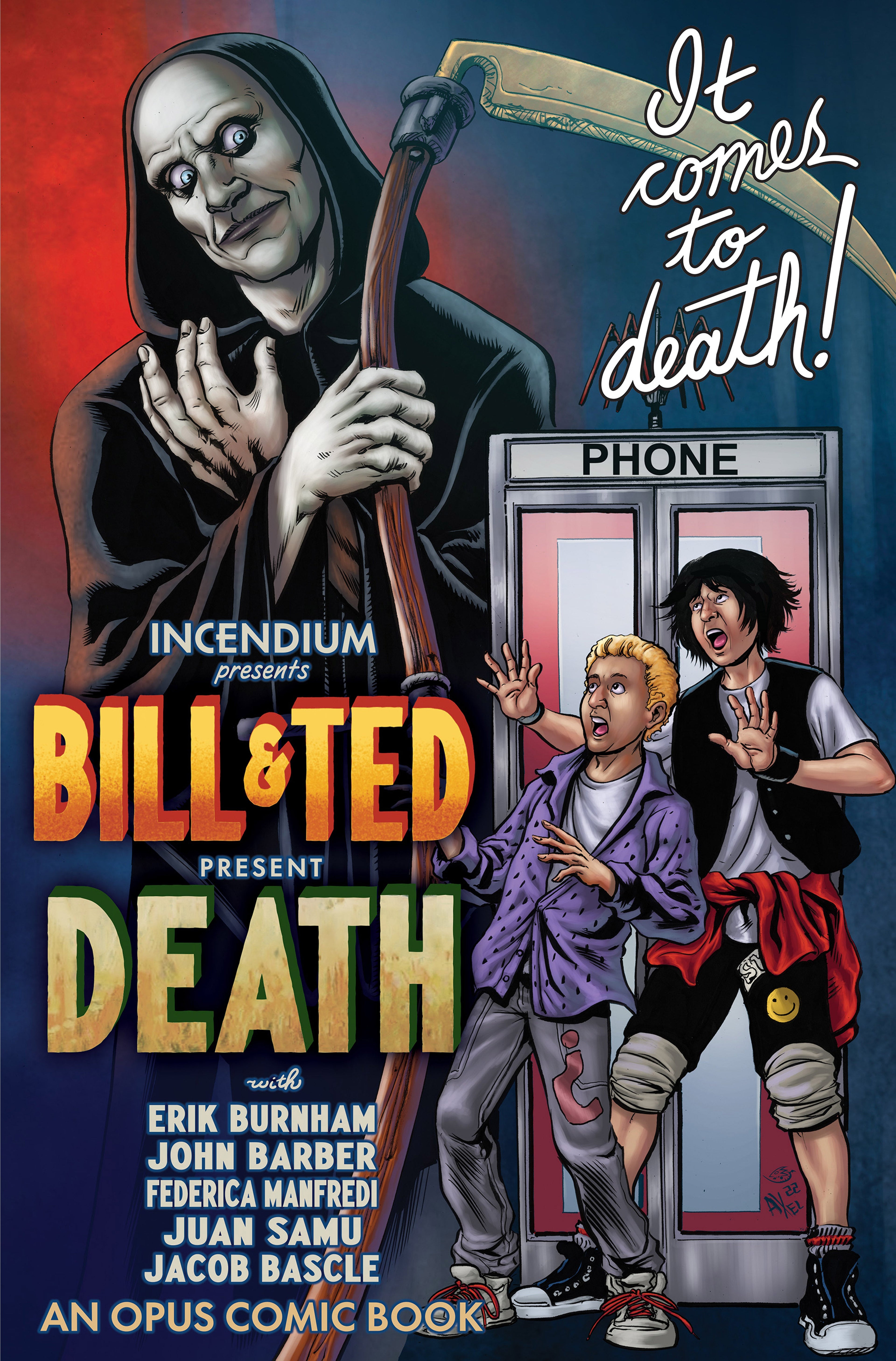 Bill & Ted Present Death One Shot Cover B