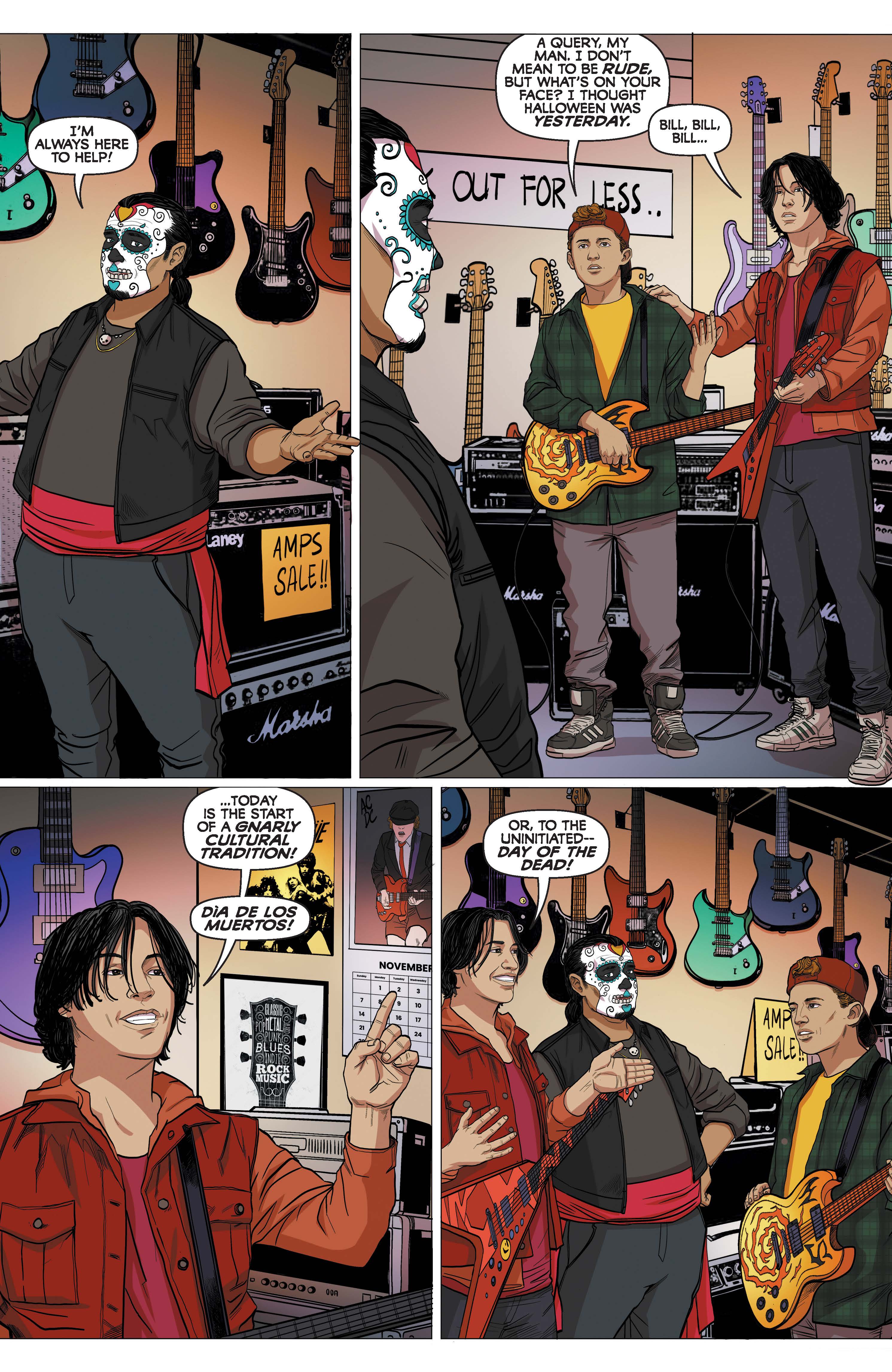 Bill & Ted's Day of the Dead One Shot Cover B
