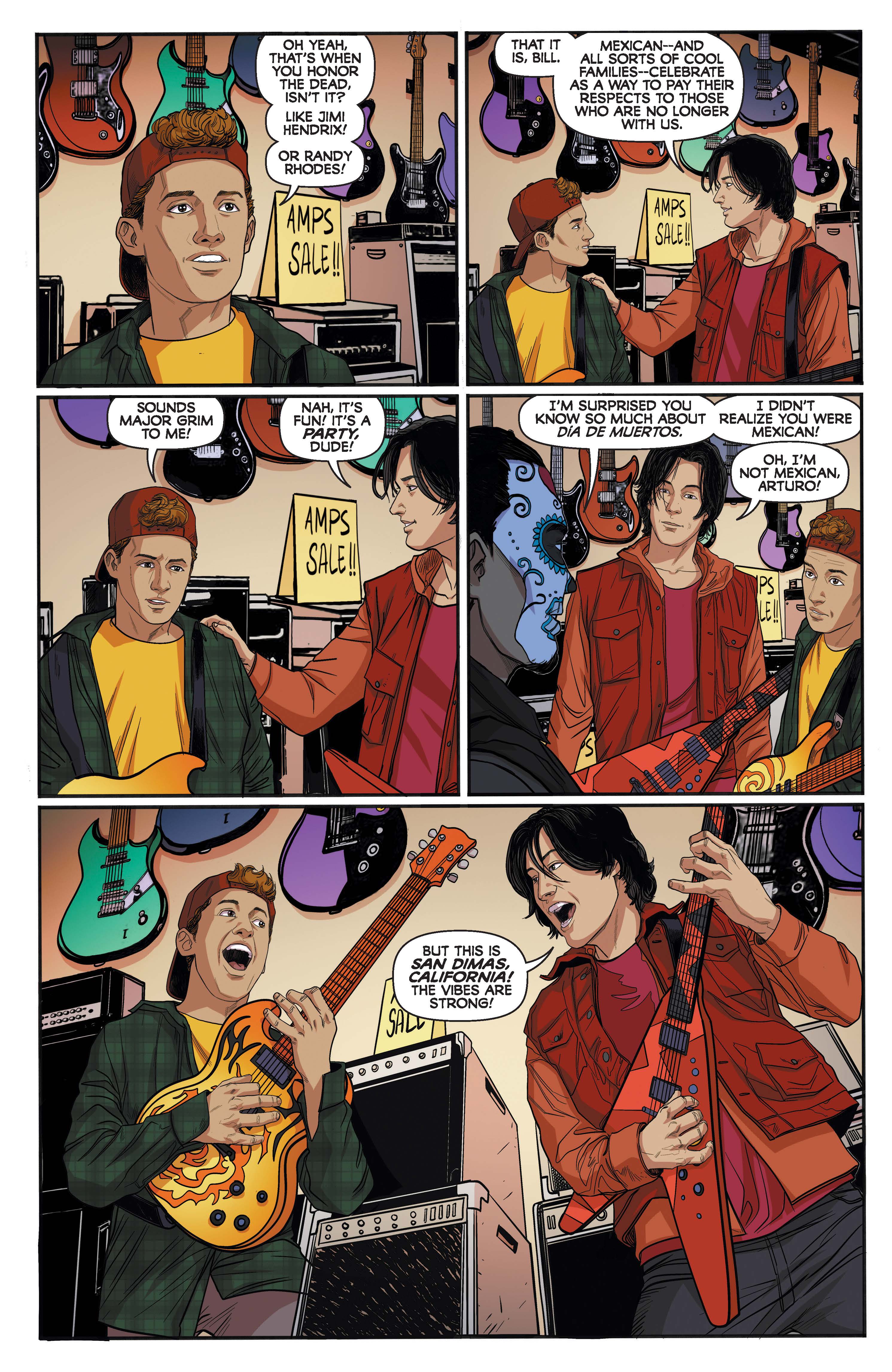 Bill & Ted's Day of the Dead One Shot Cover B
