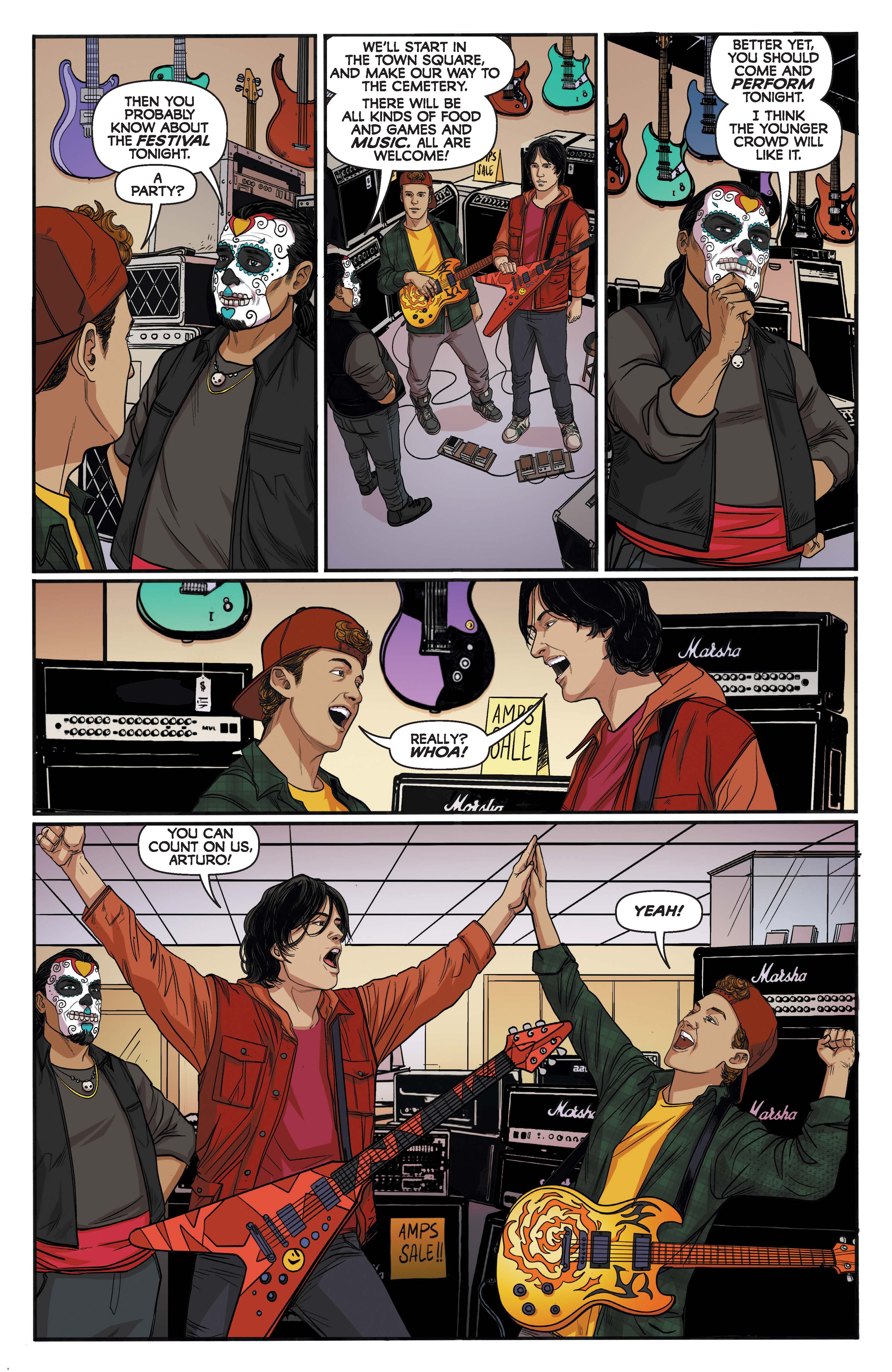 Bill & Ted's Day of the Dead One Shot Cover B