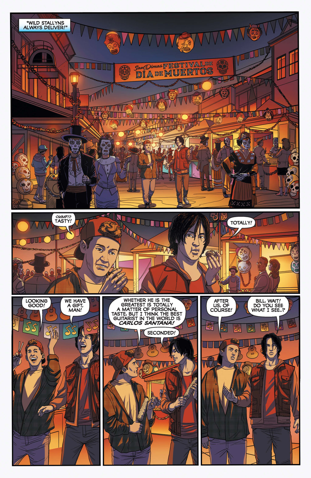 Bill & Ted's Day of the Dead One Shot Cover B