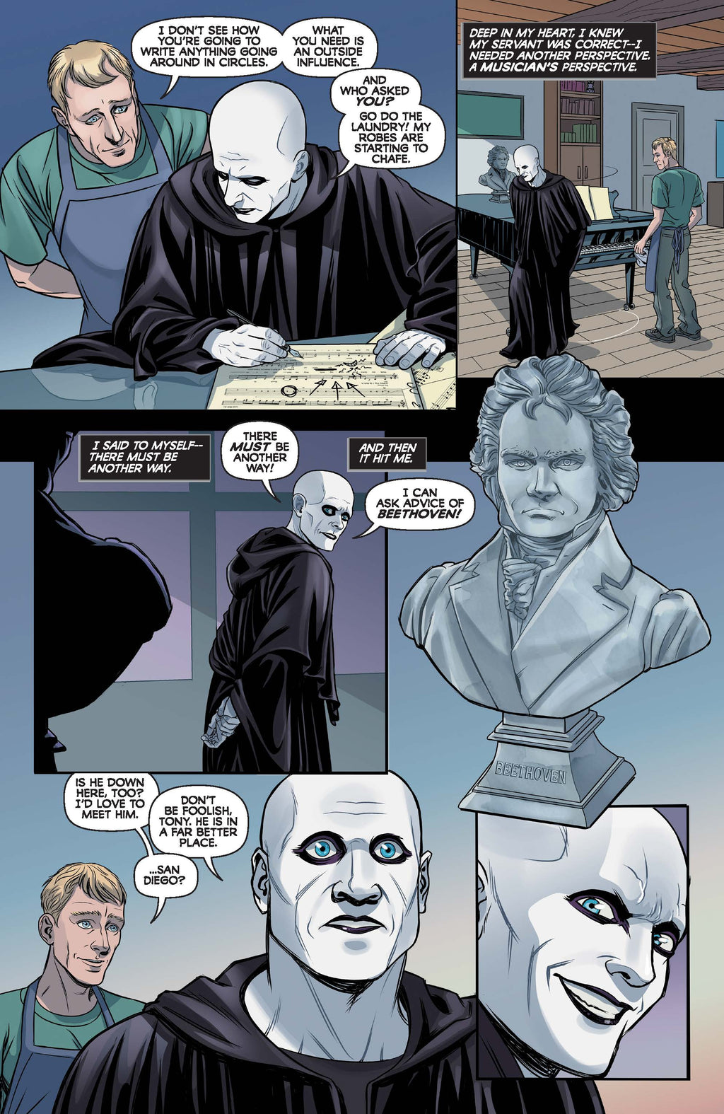 Bill & Ted Present Death One Shot Cover B