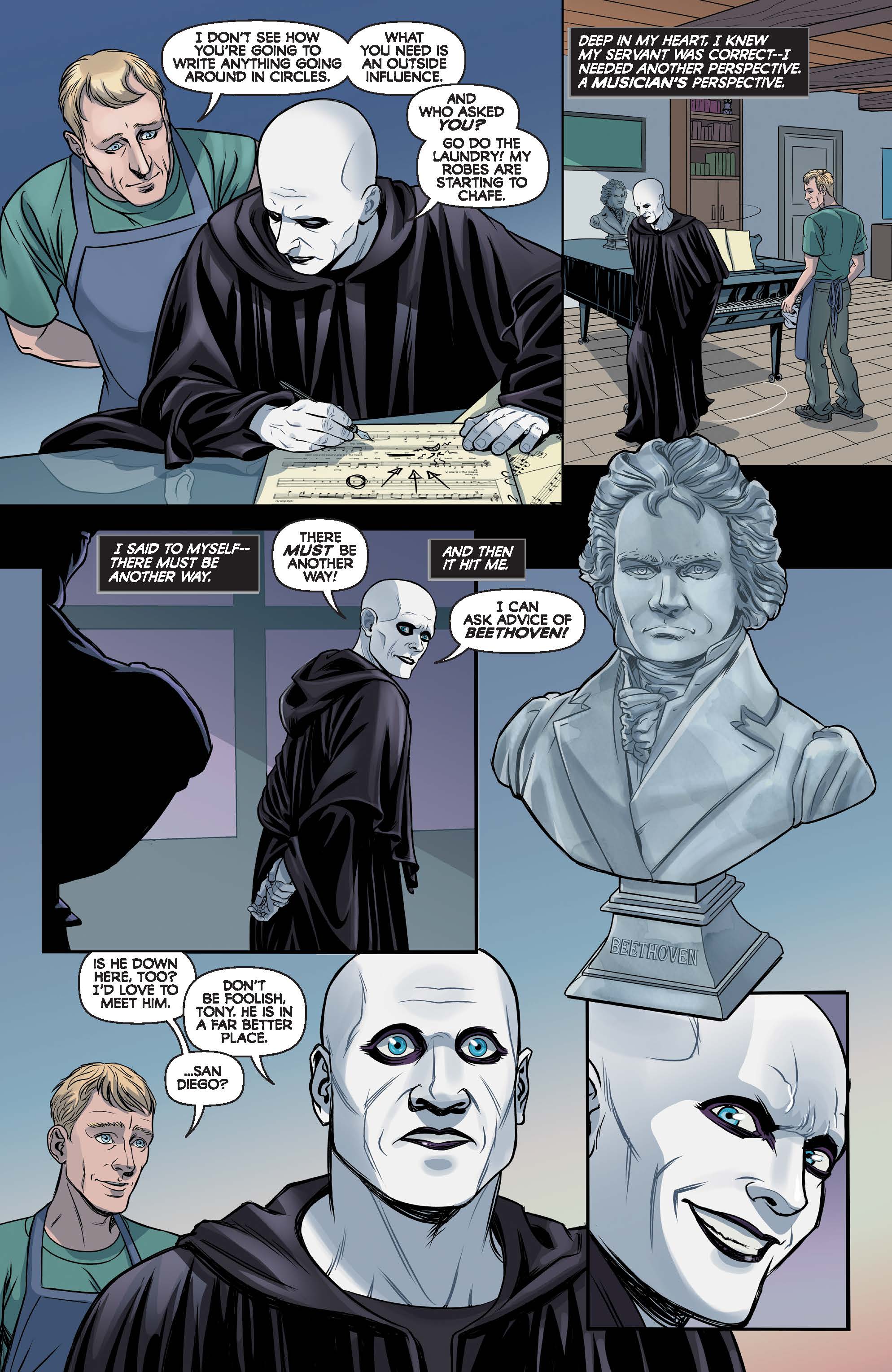 Bill & Ted Present Death One Shot Cover B