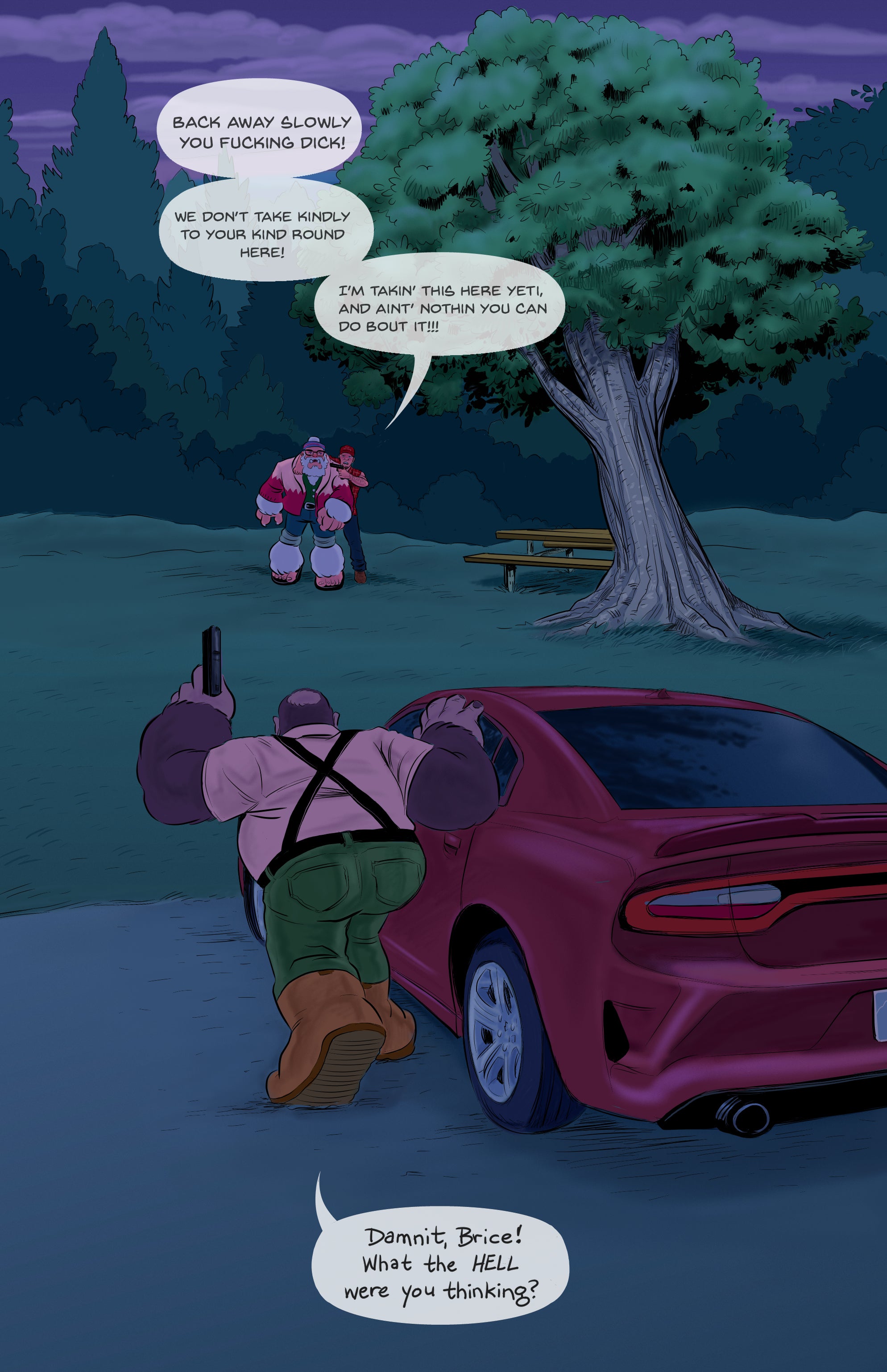 Cryptid Cops #1 First Print Ltd Ed Comic Book