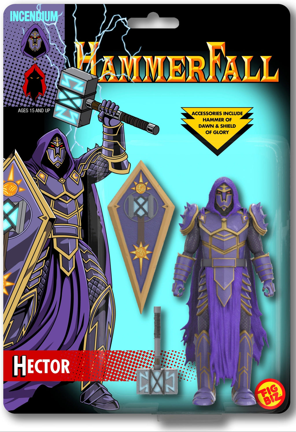 Hammerfall : Hector FigBiz 5" Action Figure Prototype