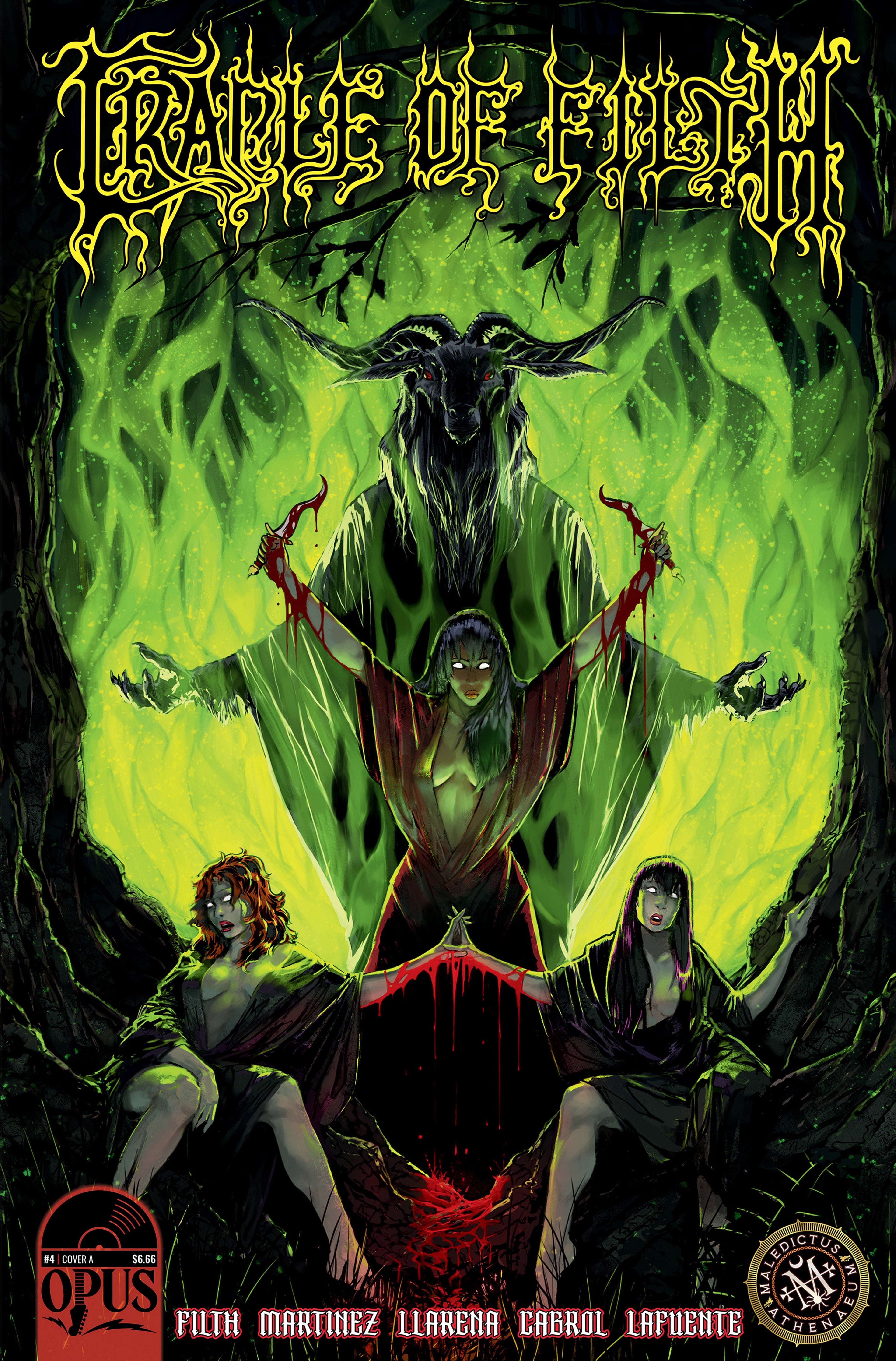 Cradle of Filth: Maledictus Athenaeum #4 Cover A