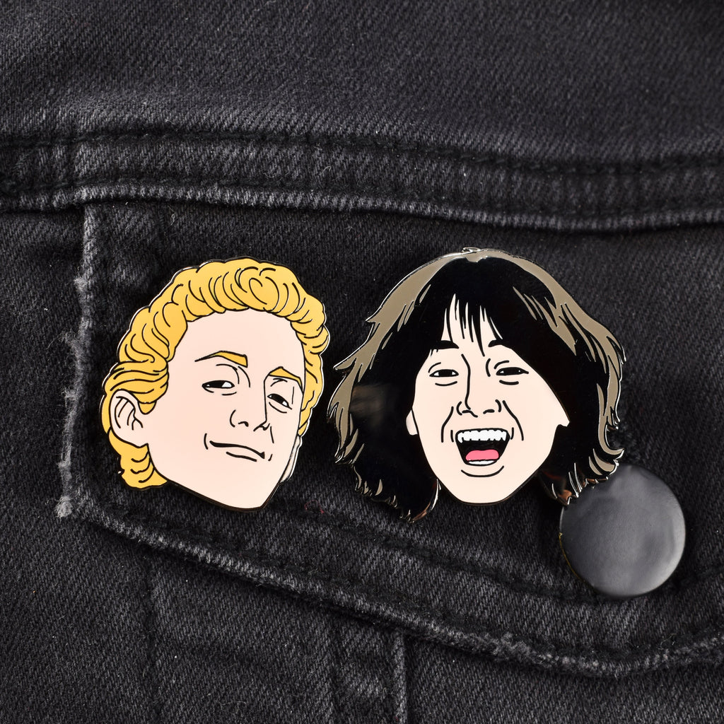 Bill & Ted's Excellent Adventure Set: A Lapel Pins