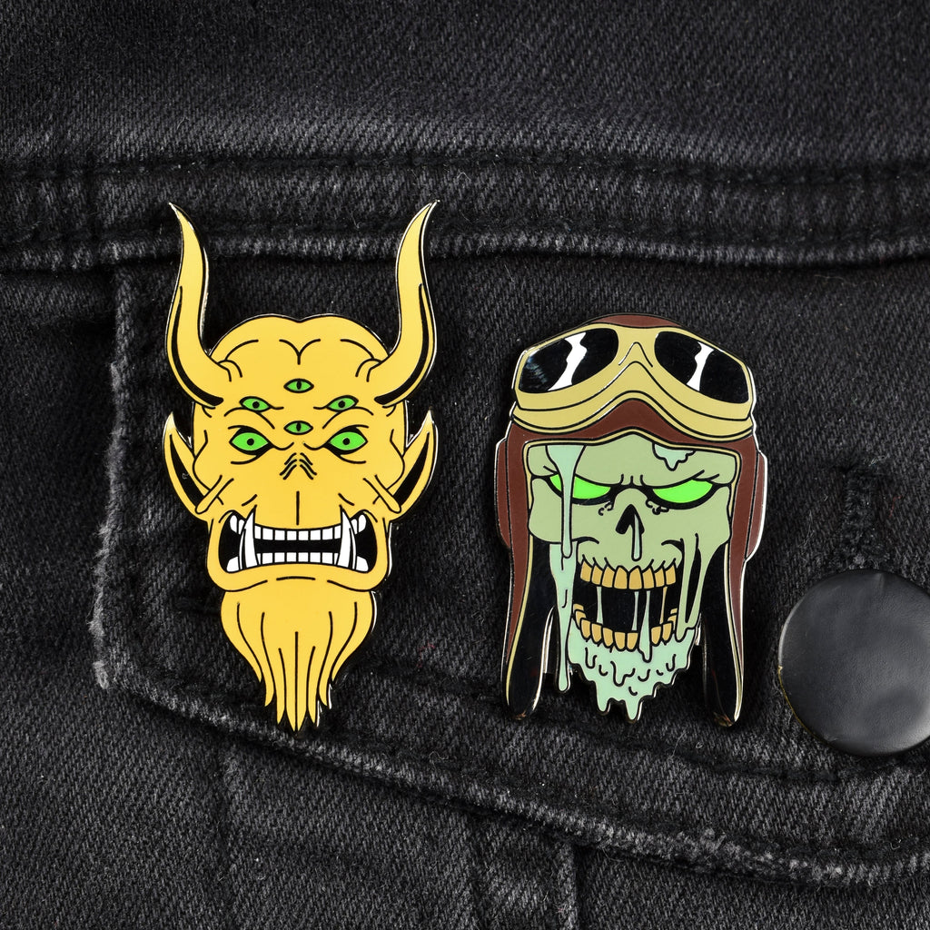 Heavy Metal Set: B Lapel Pins