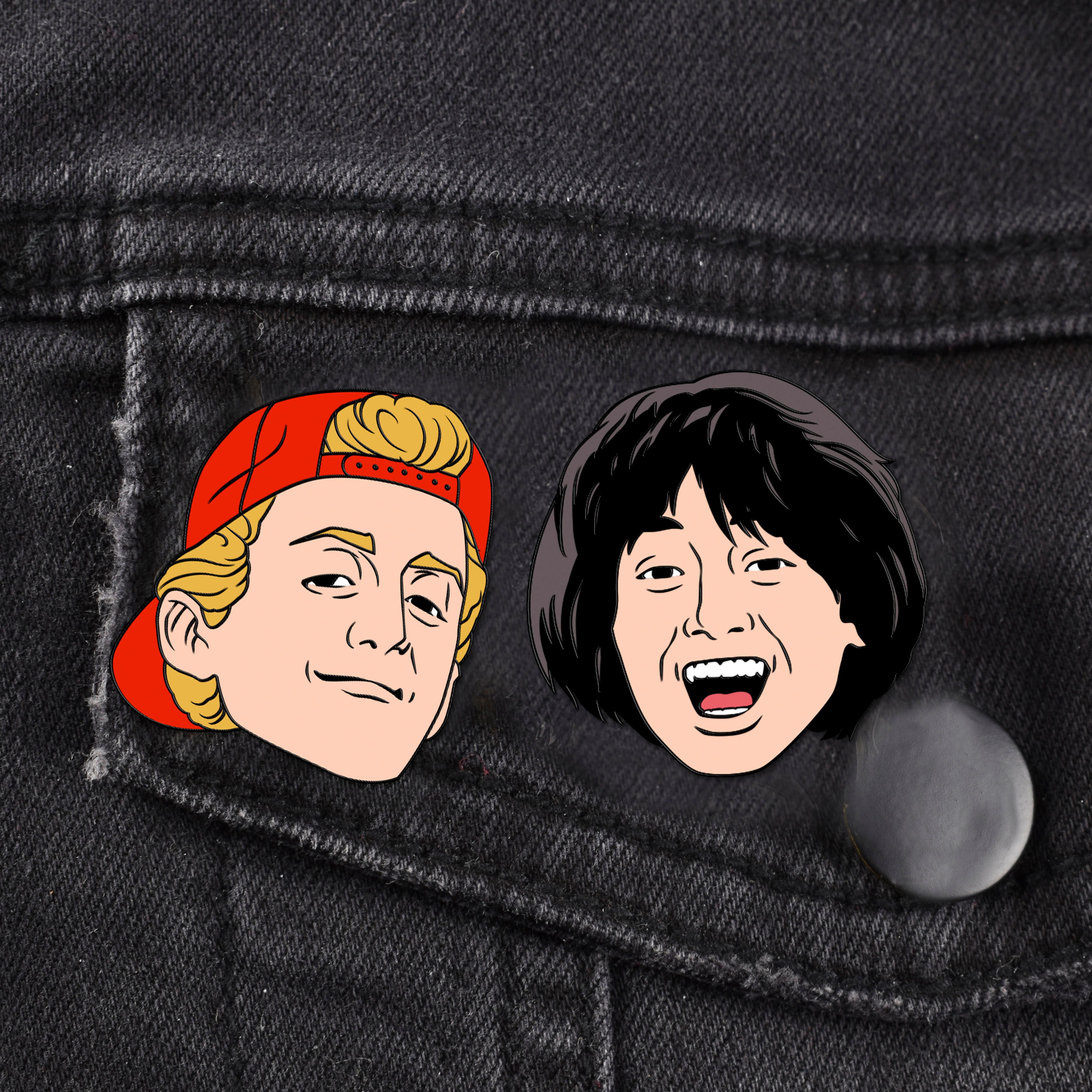 Bill and Ted's Bogus Journey Lapel Pins : Set A