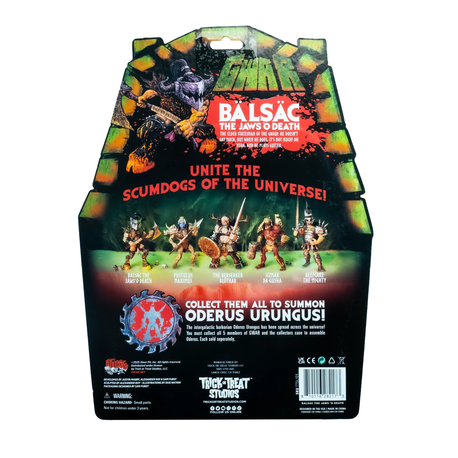 GWAR - Balsac the Jaws 'O Death - 5" Action Figure