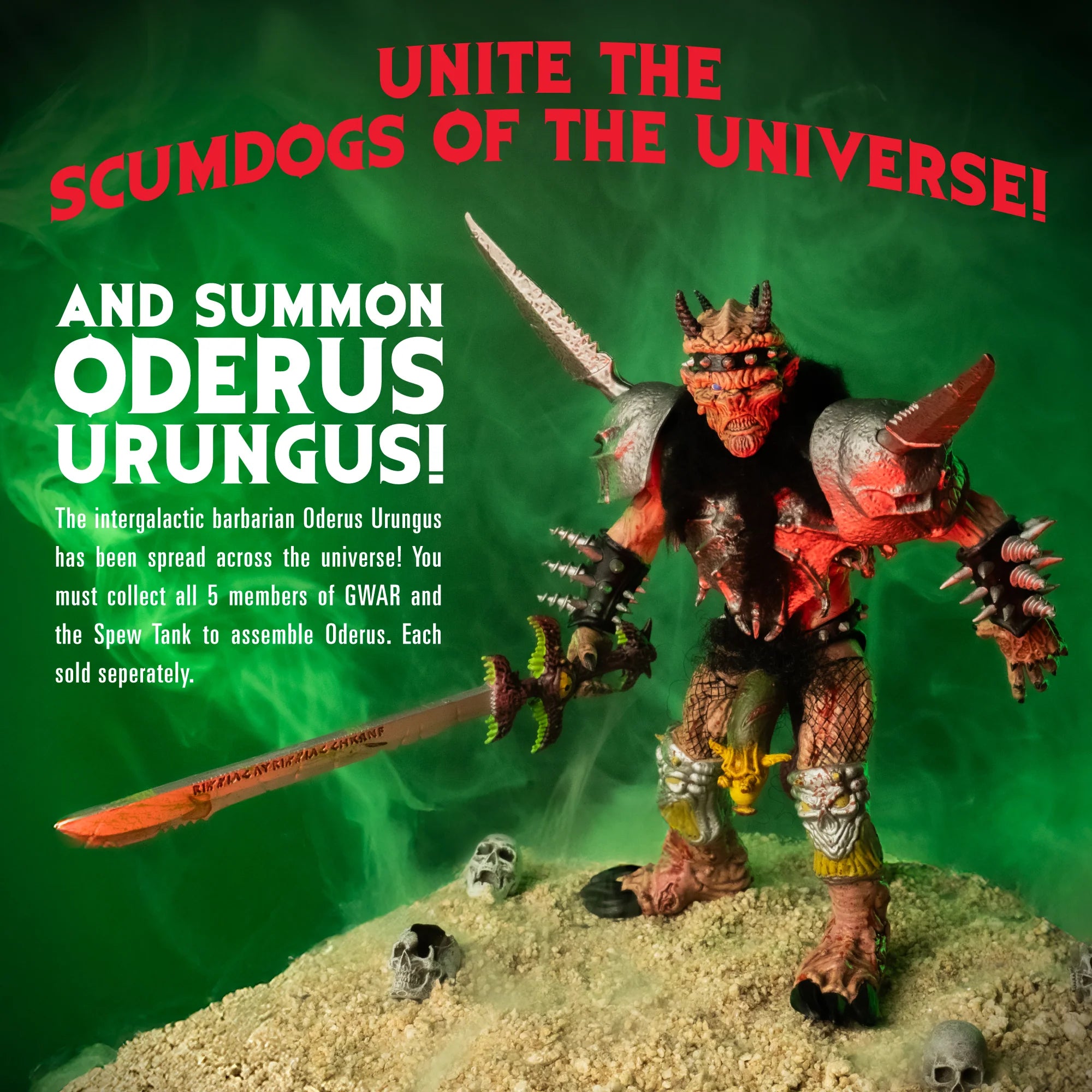 GWAR - Beefcake the Mighty - 5" Action Figure