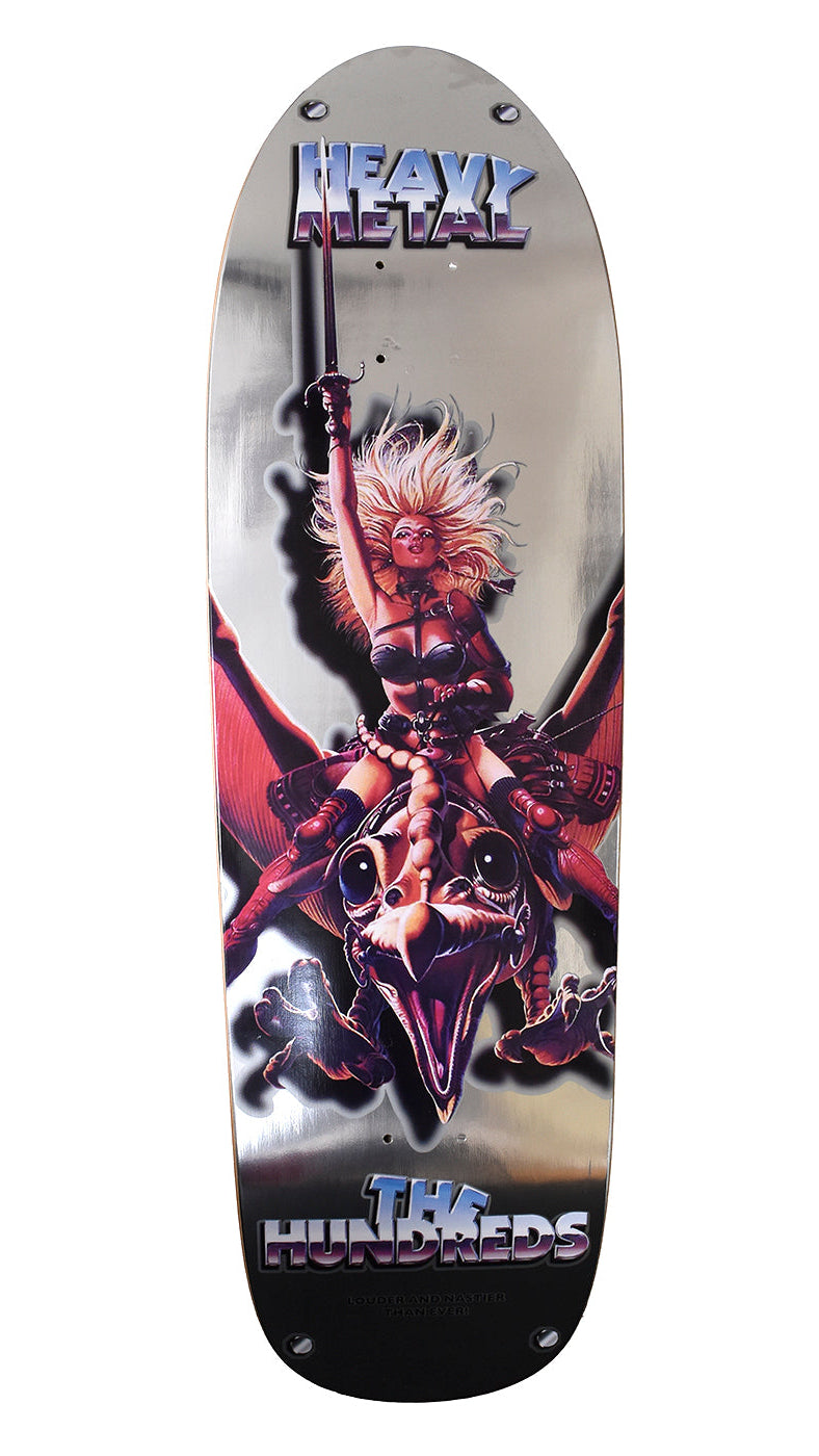 Heavy Metal X Hundreds Skate Deck