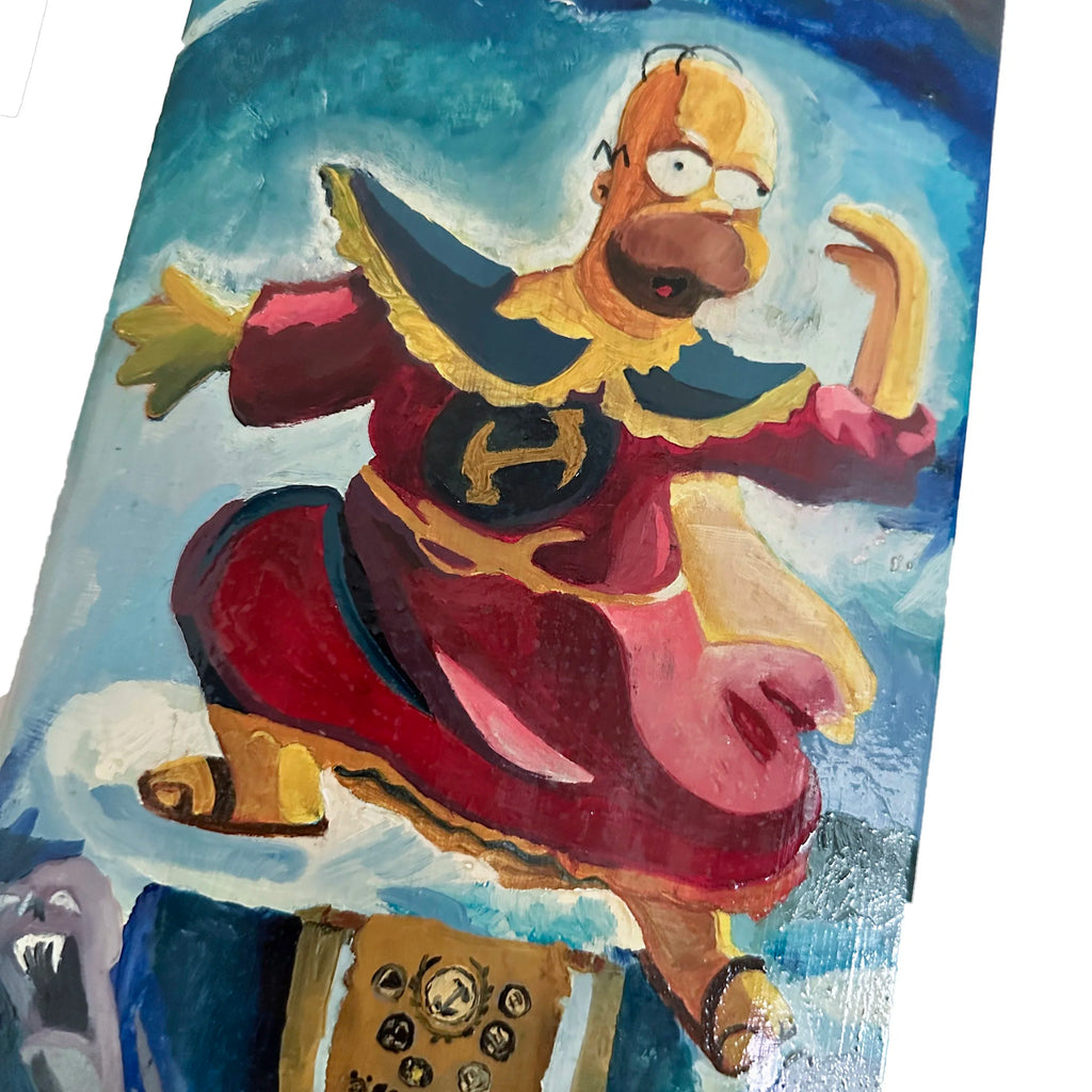 Homer the Great Hand Painted Skateboard