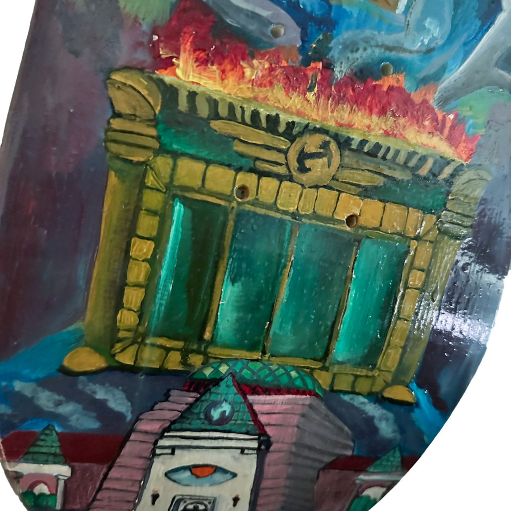 Homer the Great Hand Painted Skateboard