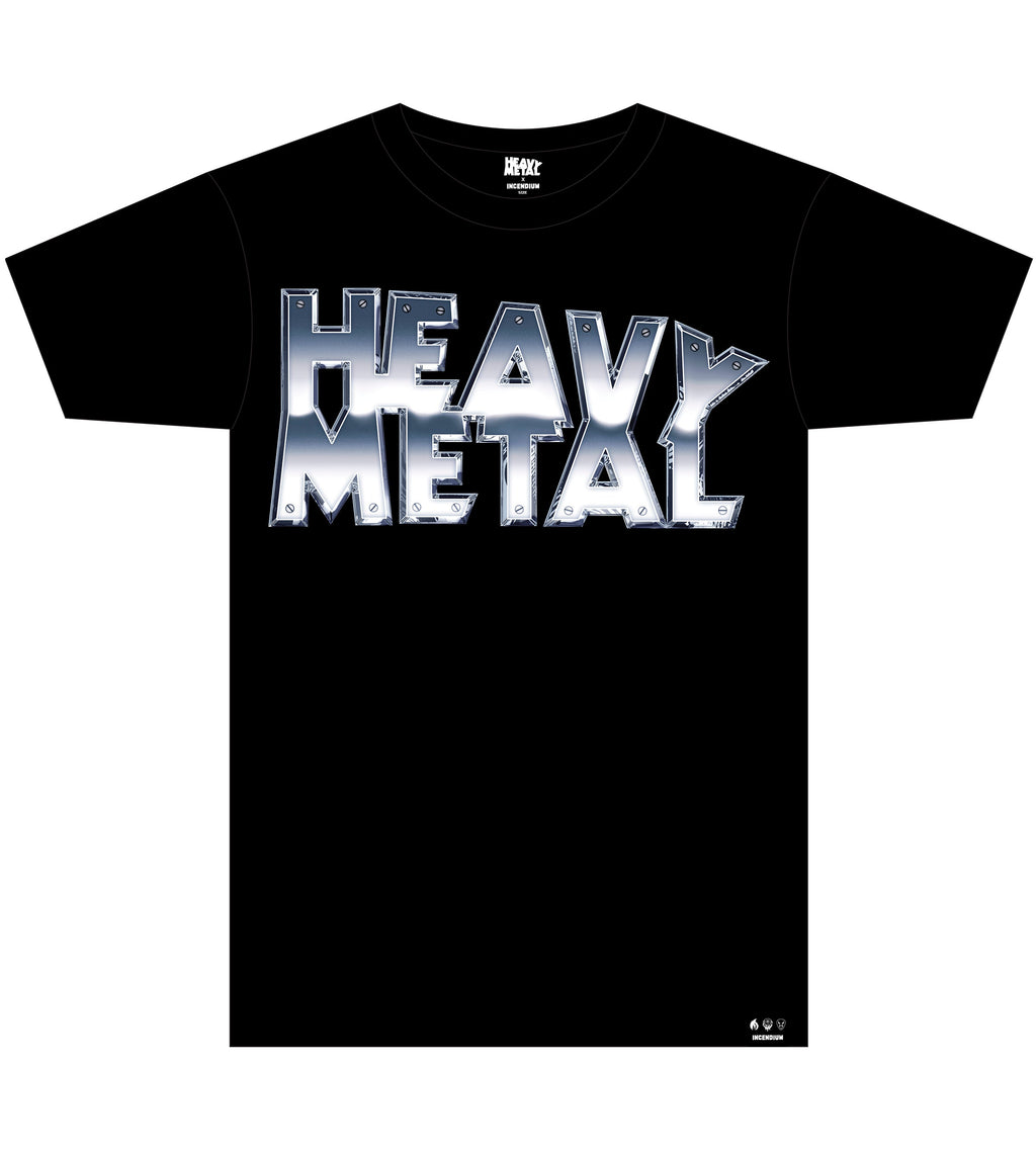 Heavy Metal Logo T-shirt Black