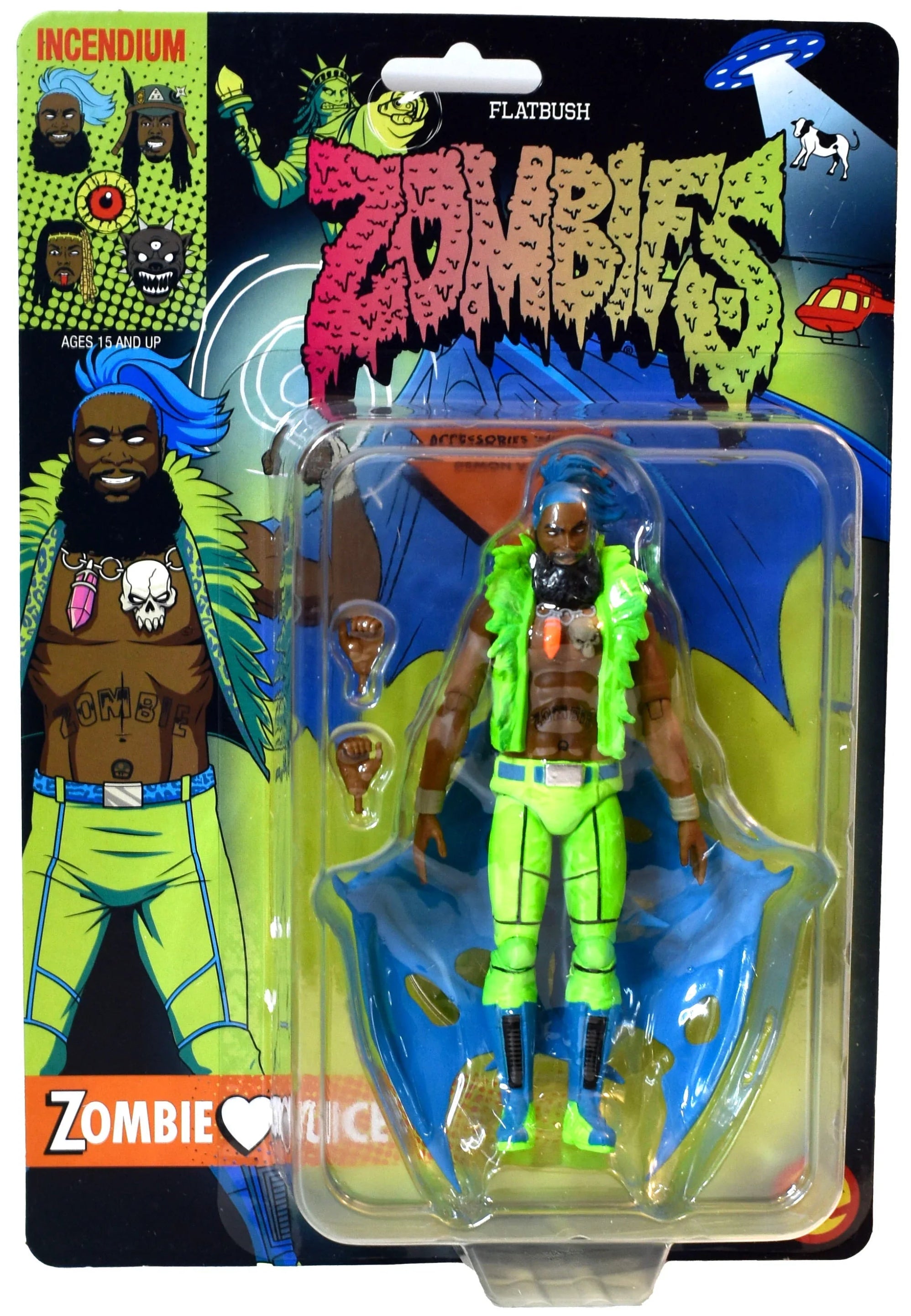 Flatbush Zombies, 3001: A Laced Odyssey 'Zombie Juice' Neon Ultraviolet FigBiz Action Figure