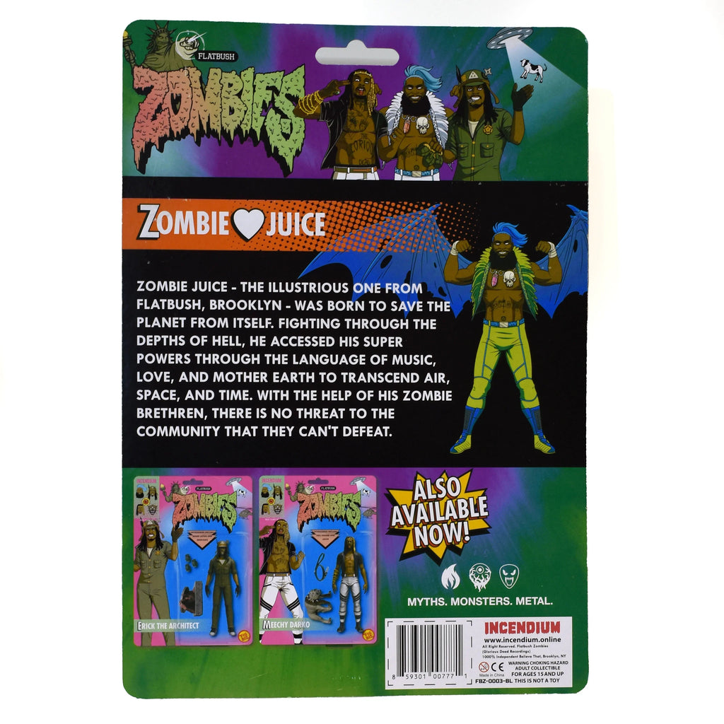 Flatbush Zombies, 3001: A Laced Odyssey 'Zombie Juice' Neon Ultraviolet FigBiz Action Figure
