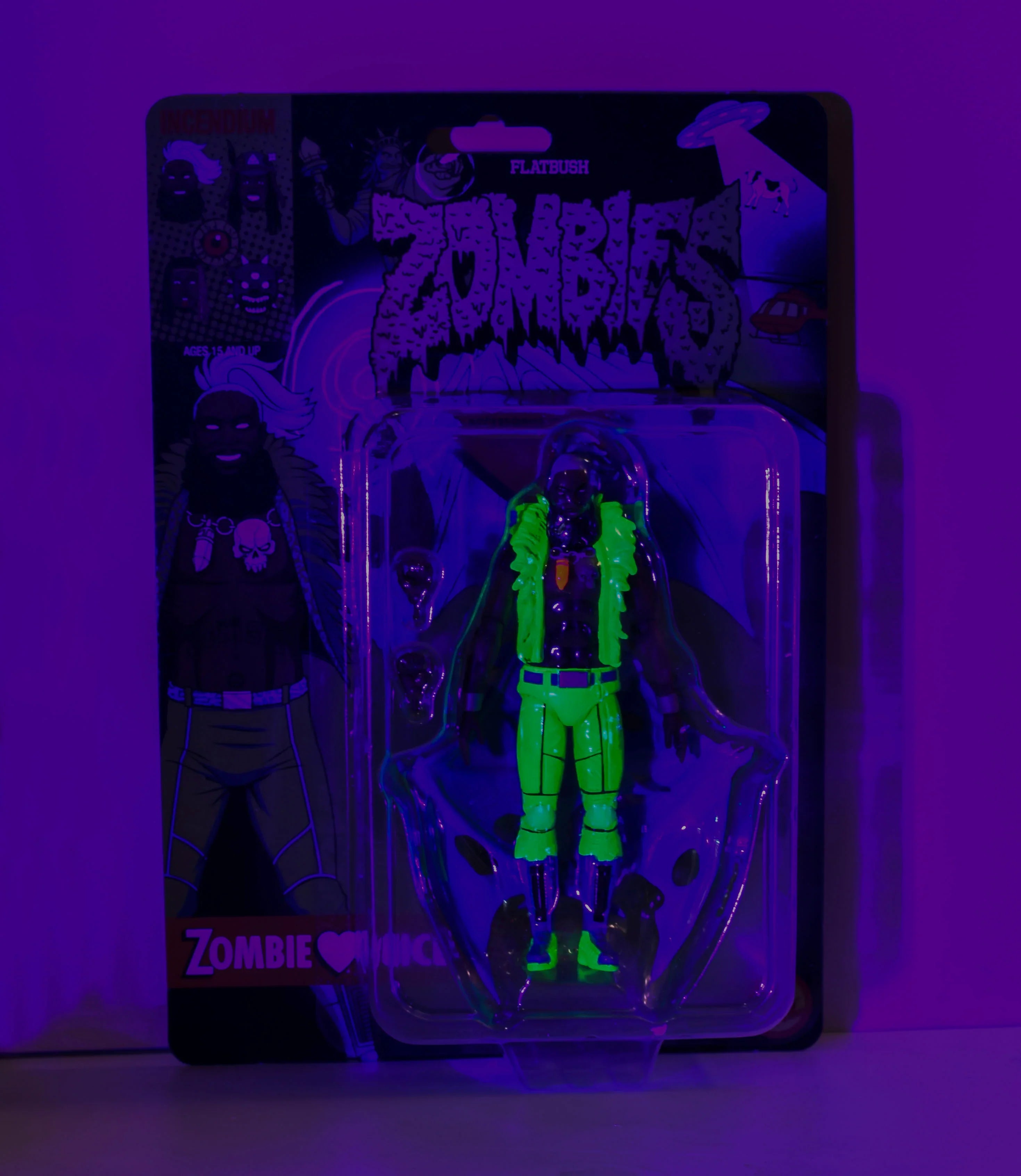 Flatbush Zombies, 3001: A Laced Odyssey 'Zombie Juice' Neon Ultraviolet FigBiz Action Figure