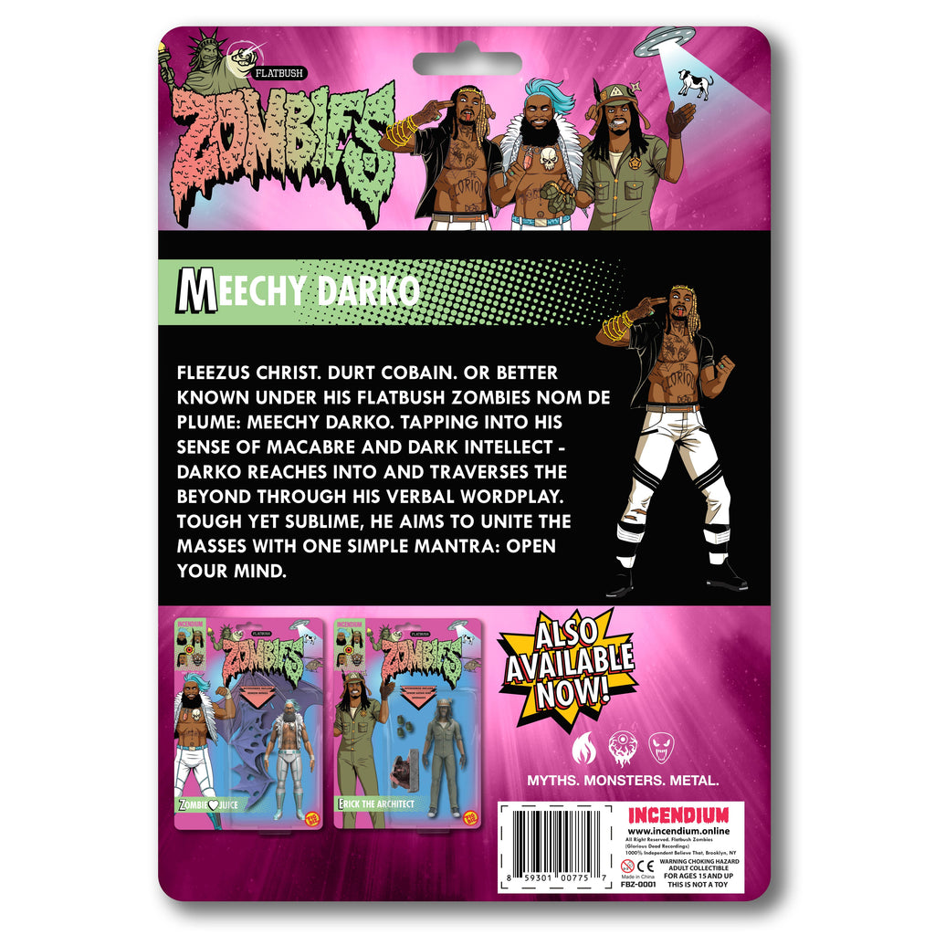 FLATBUSH ZOMBIES, 3001 : A Laced Odyssey 'Meechy Darko' Carded Fig Biz Action Figure Limited Edition