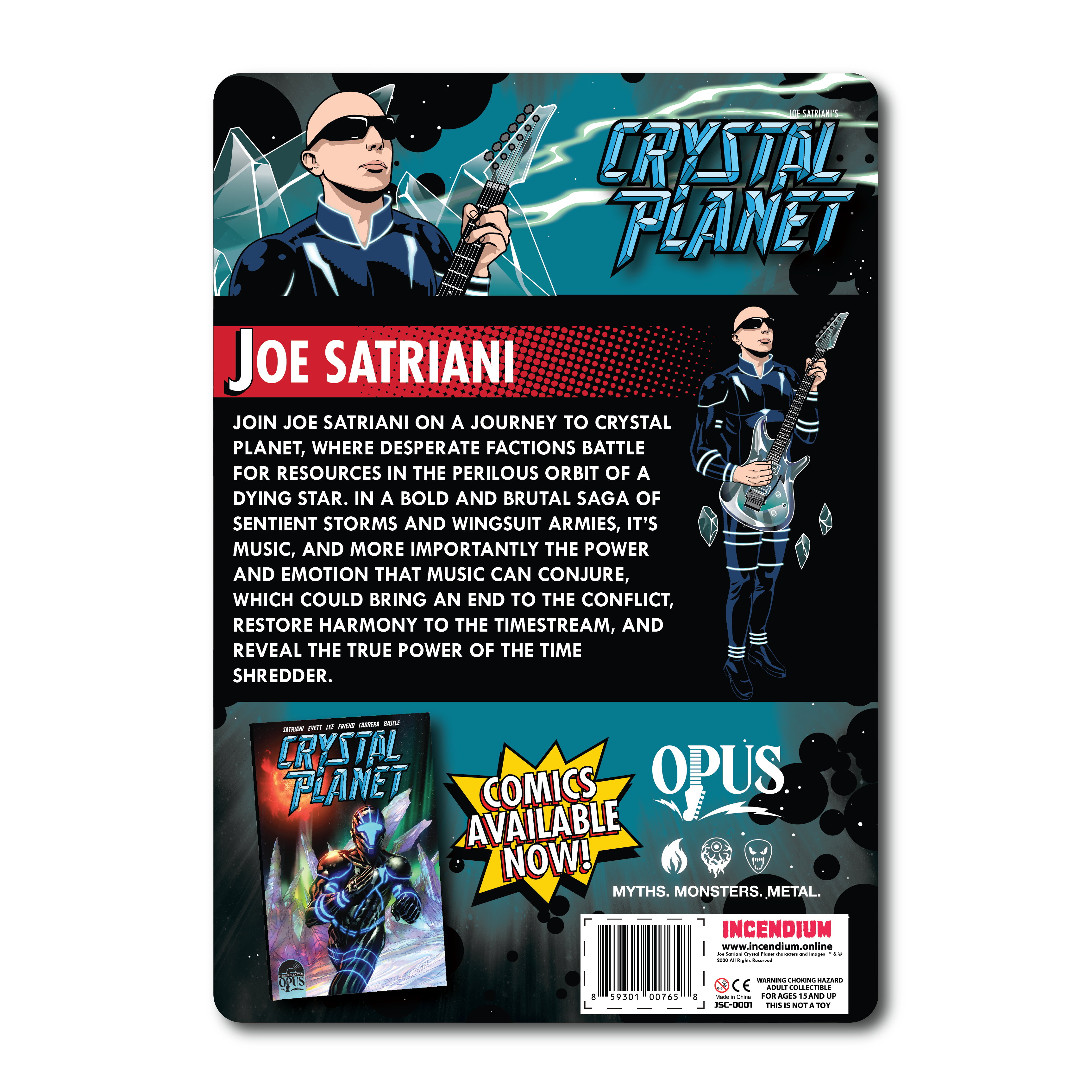Joe Satriani Crystal Planet FigBiz Action Figure