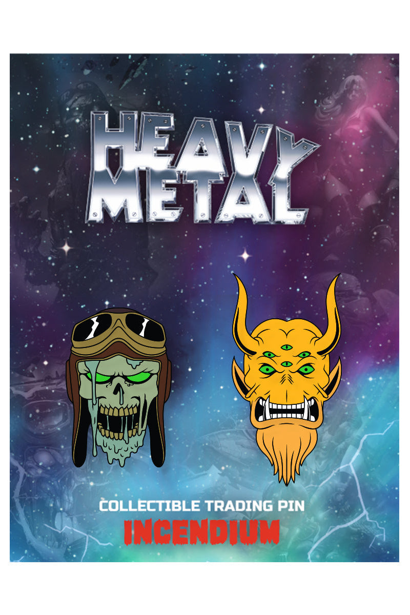 Heavy Metal Set: B Lapel Pins