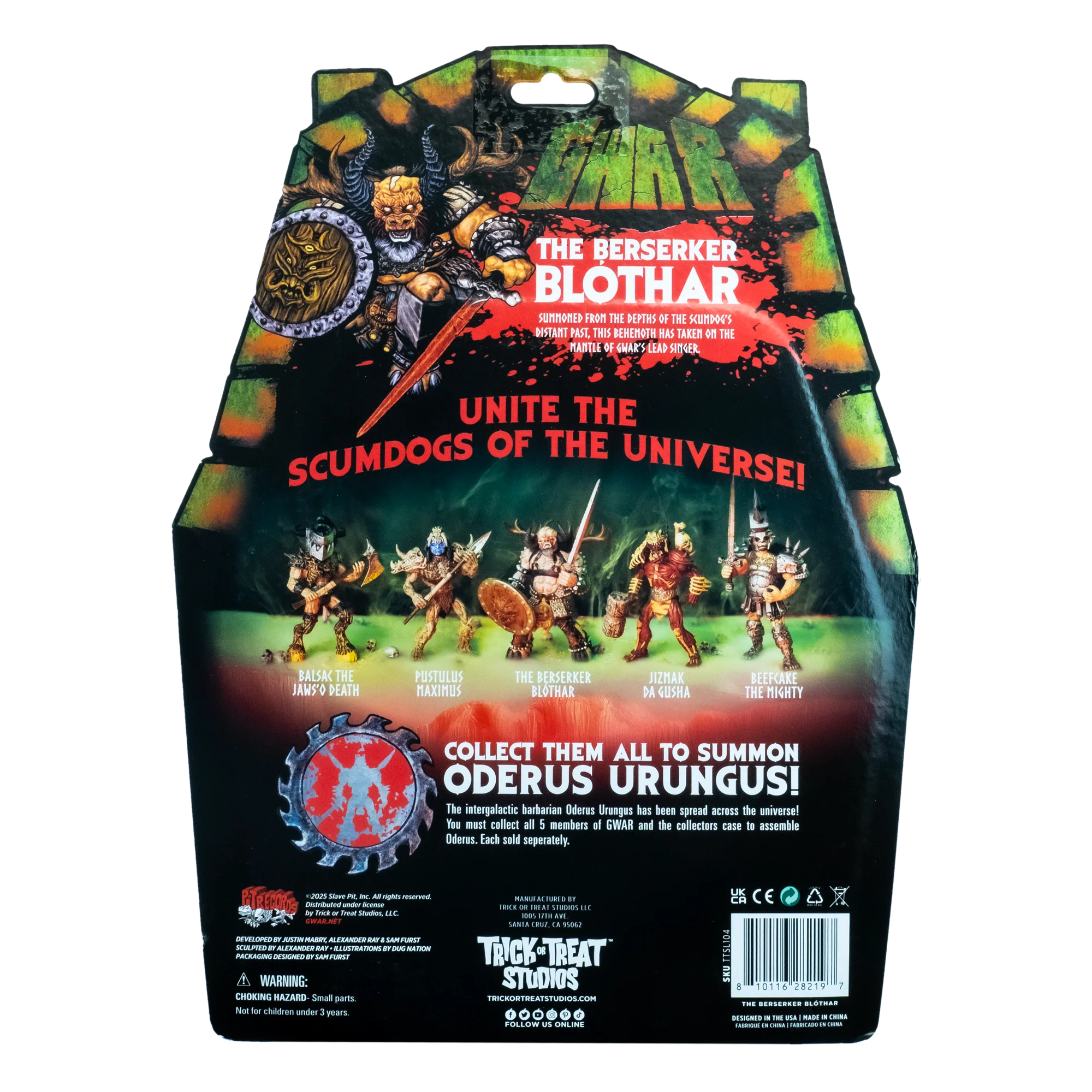 GWAR - Blöthar the Berserker - 5" Action Figure