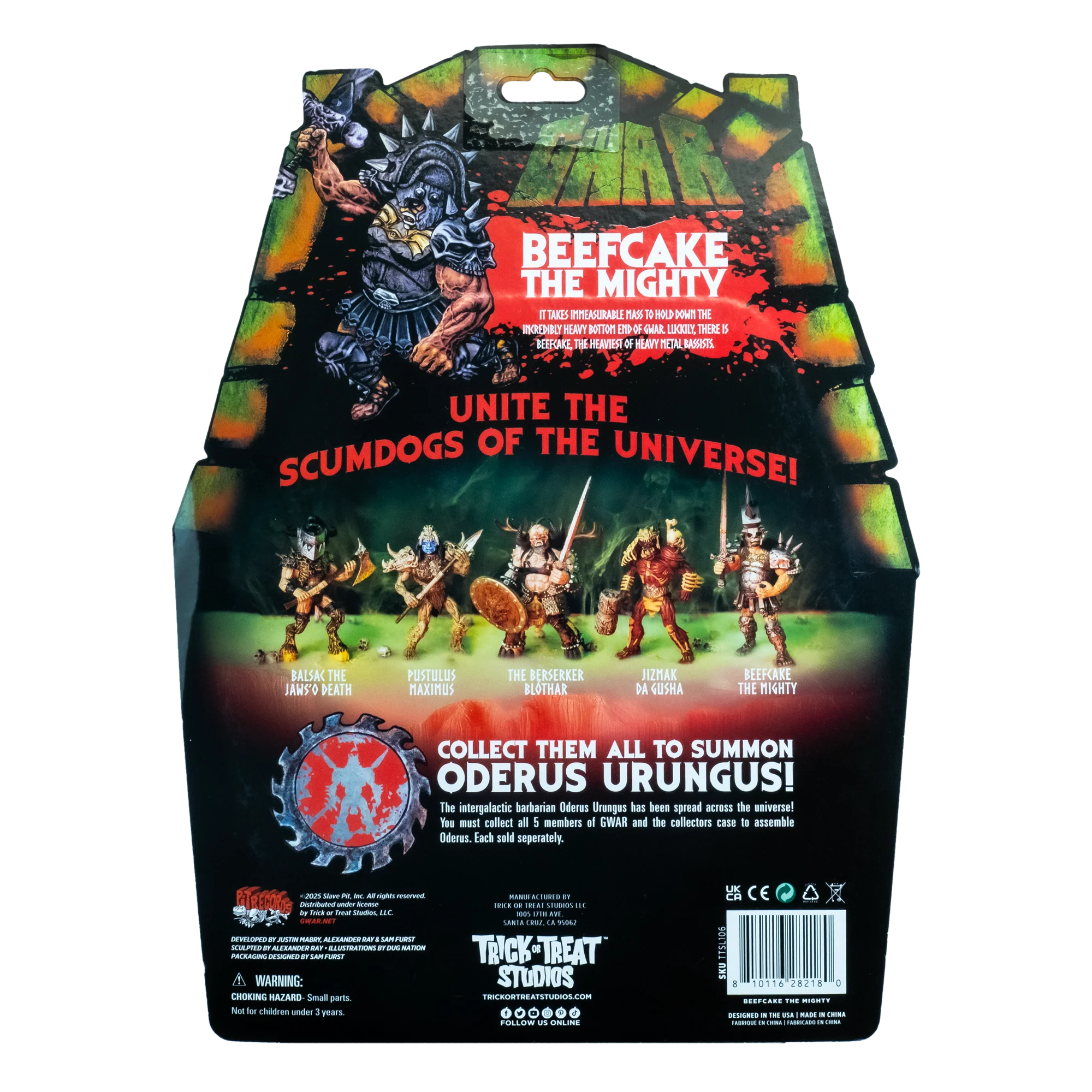 GWAR - Beefcake the Mighty - 5" Action Figure