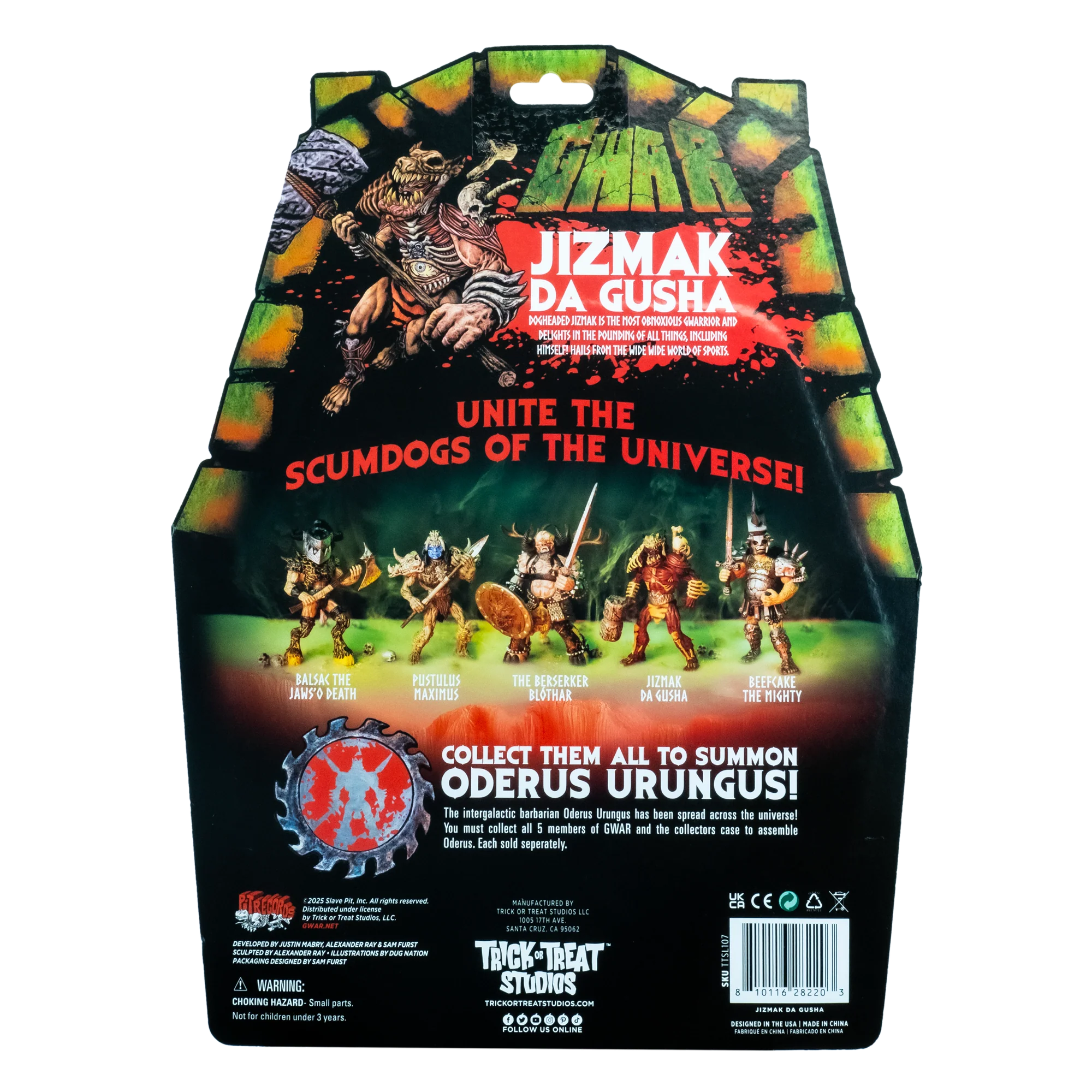 GWAR - Jizmak Da Gusha - 5" Action Figure