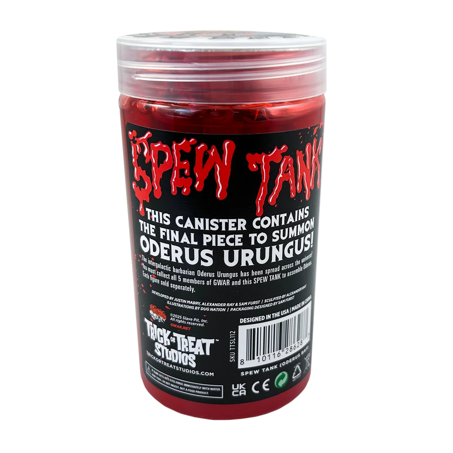 GWAR - Spew Tank - Blood Slime (Oderus B.A.F.)