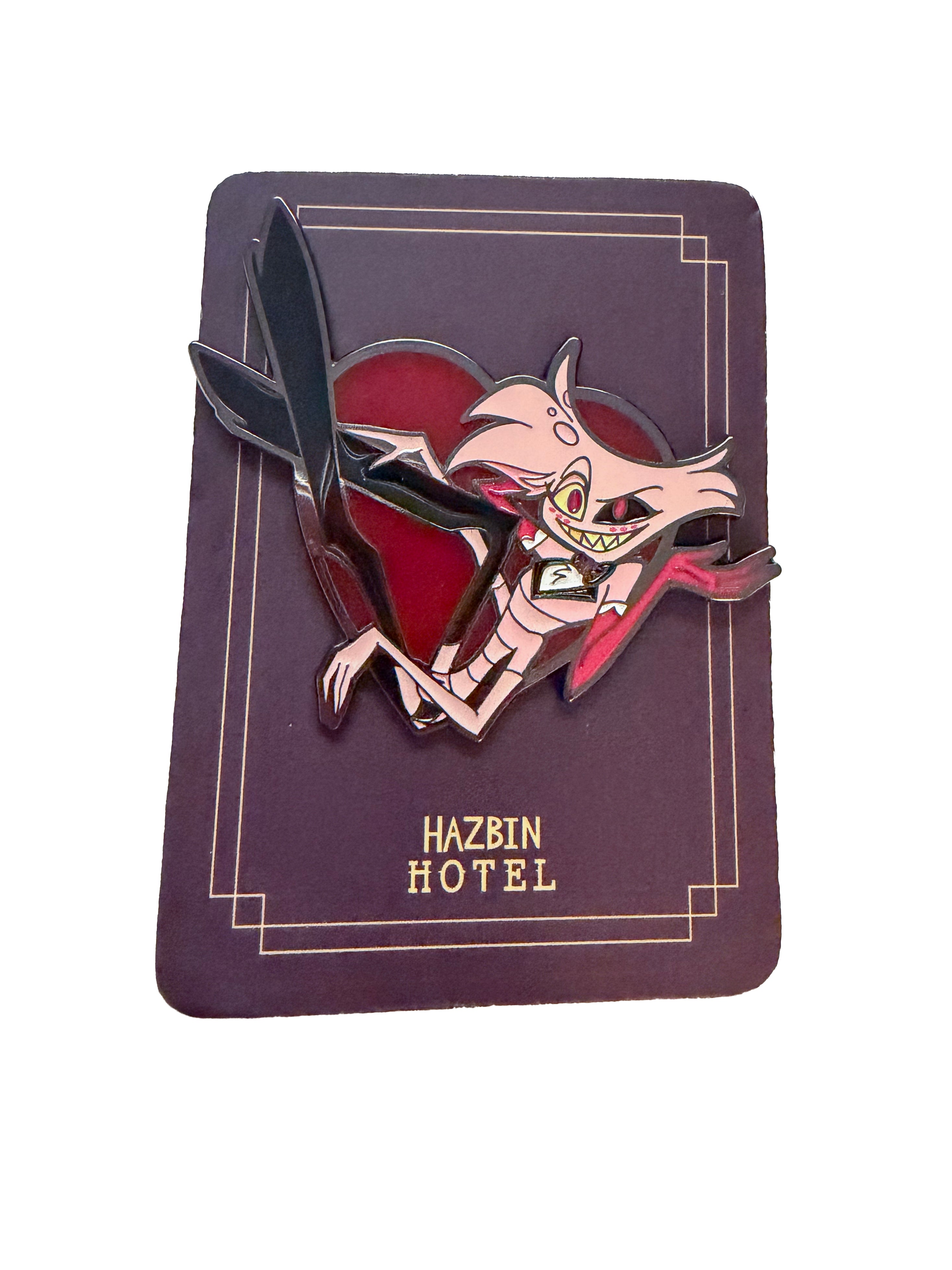 Hazbin Hotel Angel Dust Birthday Celebration Pin Prototype