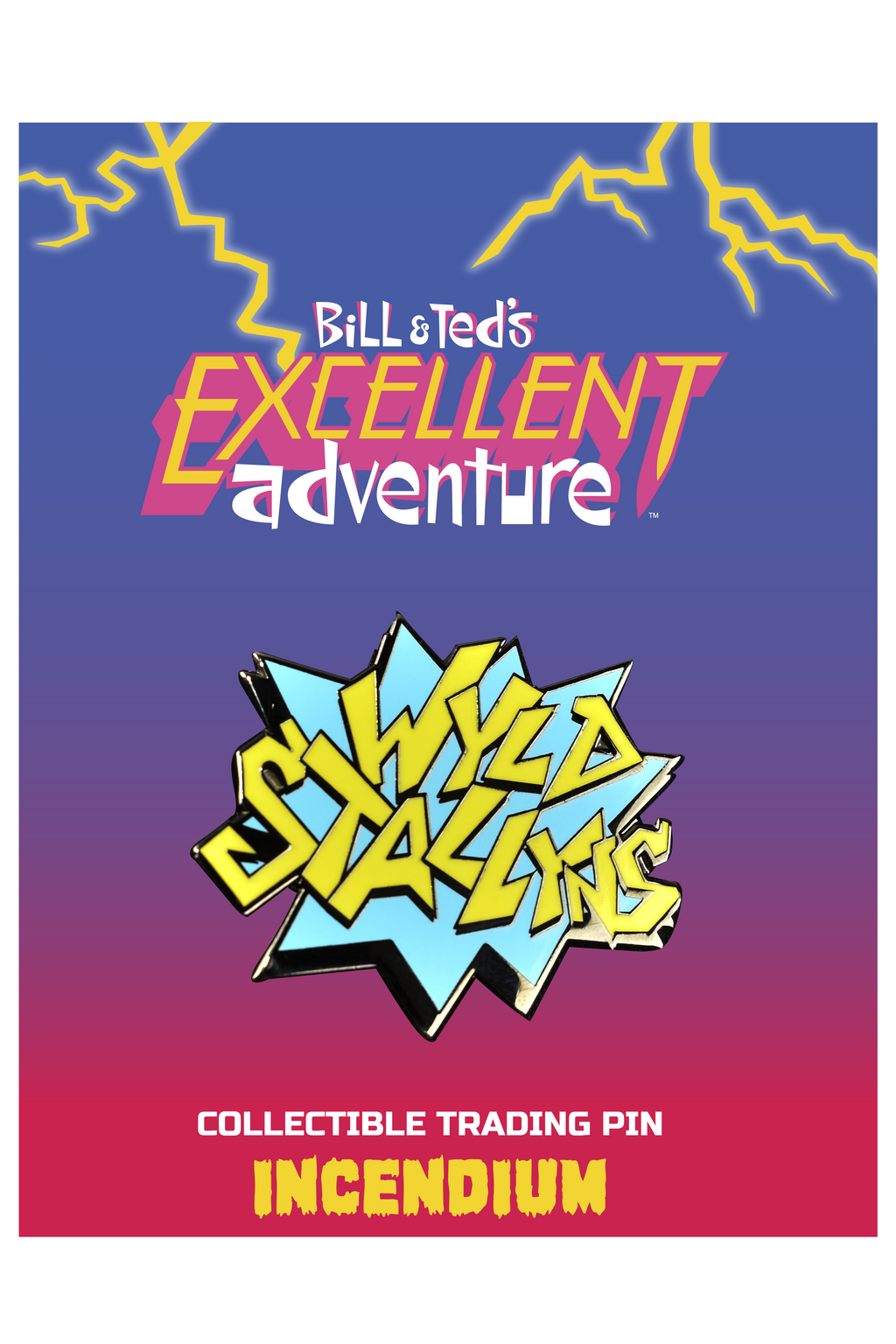Bill & Ted's Excellent Adventure Wyld Stallyns Lapel Pin