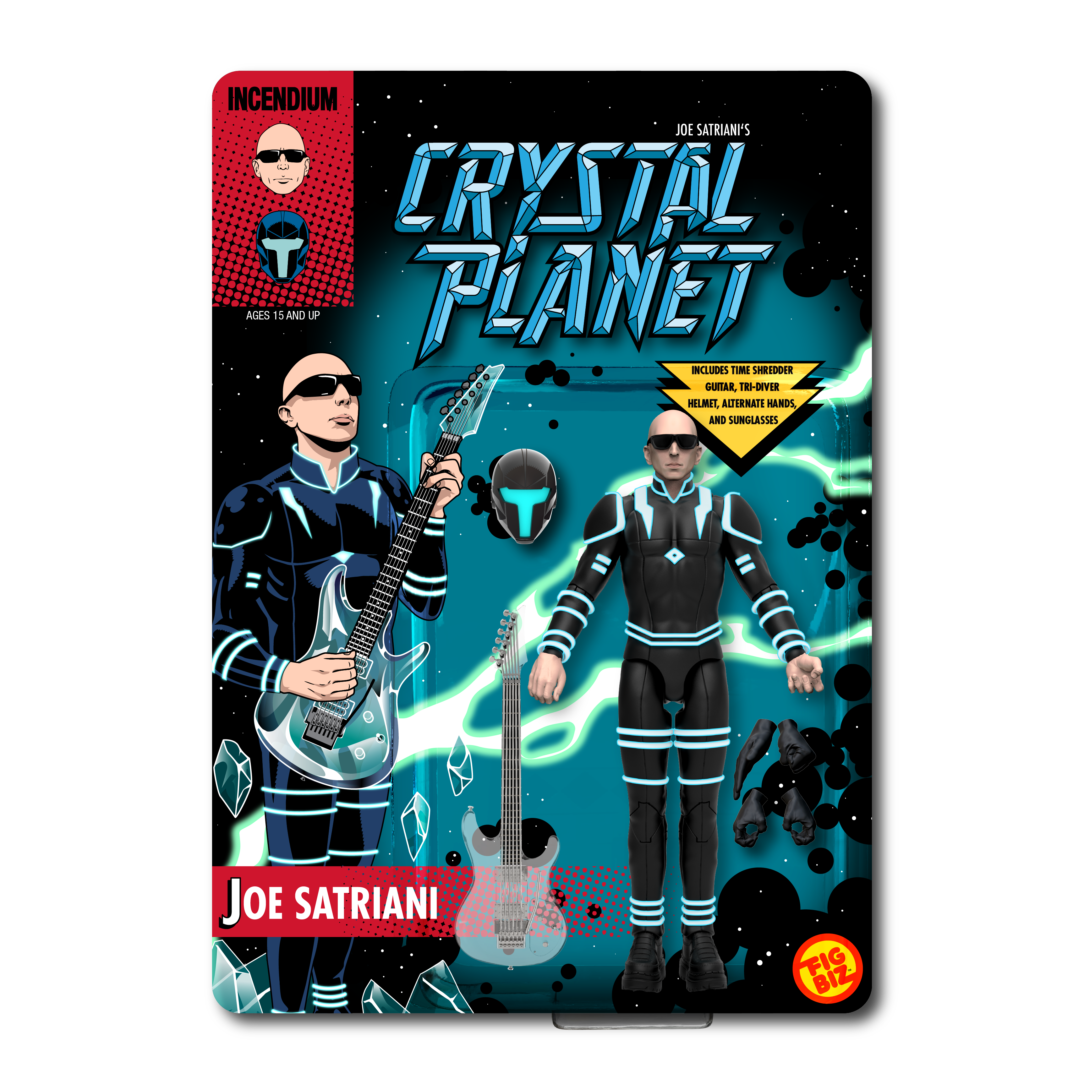 Joe Satriani Crystal Planet FigBiz Action Figure